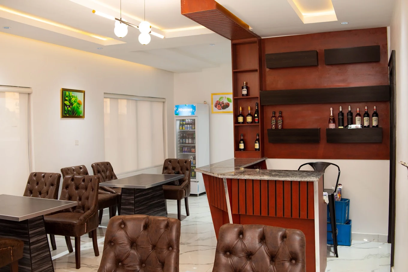 Wembley Arena restaurant interior in Enugu