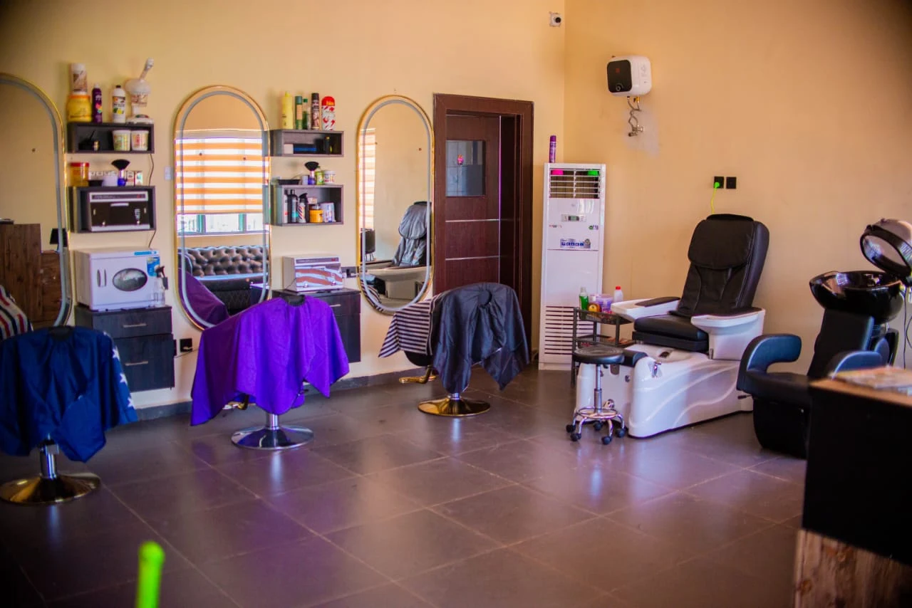 Saloon at Wembley Arena Enugu